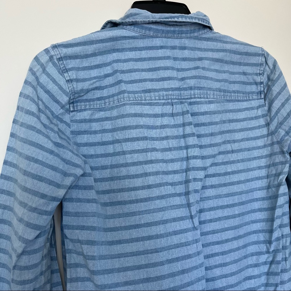 J. Crew Chambray Denim Popover Shirt - Picture 15 of 15